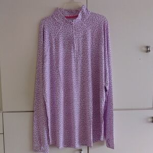 Scales Purple Patterned Long Sleeve Shirt